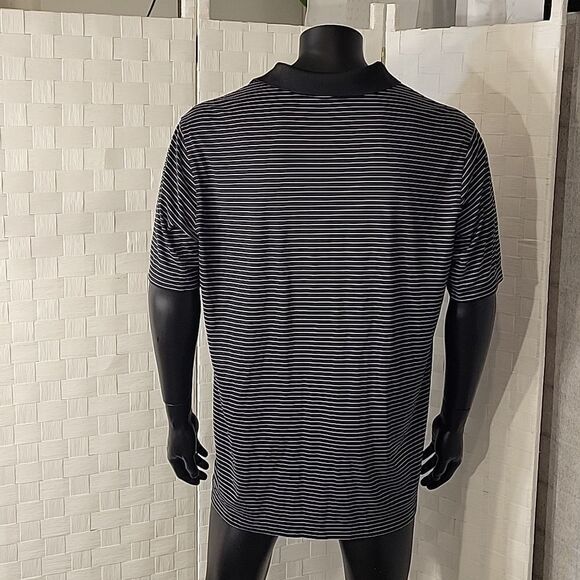 NIKE GOLF TOUR PERFORMANCE DRI-FIT STRIPED PIQUE POLO MEN'S SHIRT - Picture 11 of 16